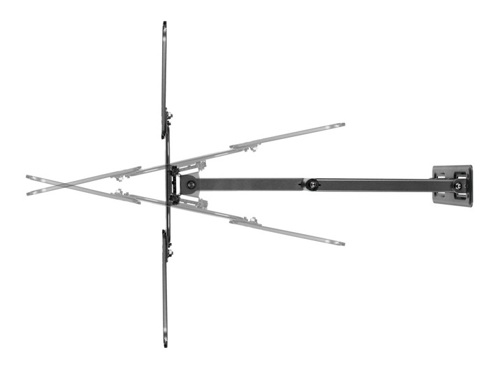 TV-Väggfäste Utdragbart 32-65" 35 kg Svart Home>it